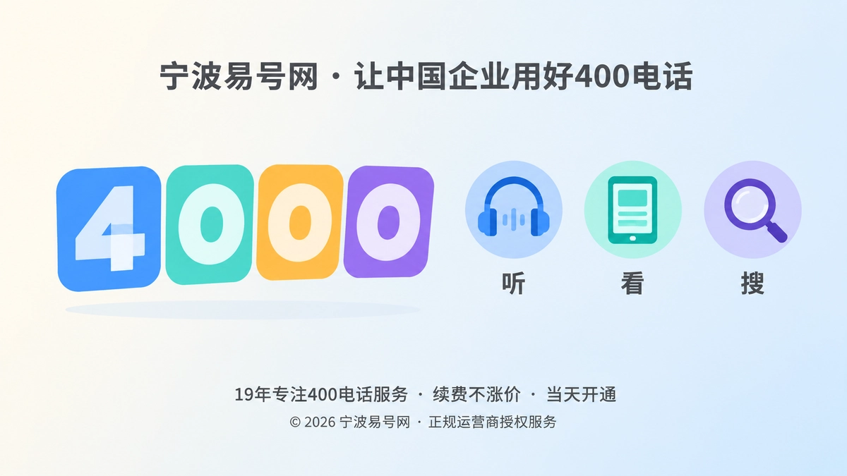 2026年400电话选号指南：先做传播压力测试，再决定长期使用号码